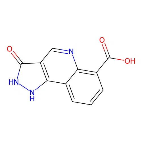 3-oxo-2,3-dihydro-1H-pyrazolo[4,3-c]quinoline-6-carboxylic acid structure