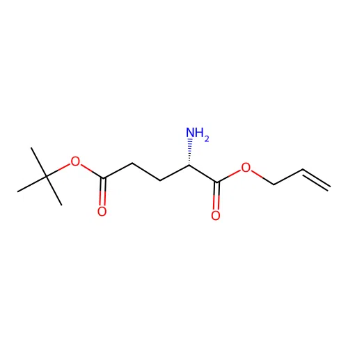 L-Glutamic acid gamma-tert-butyl ester alpha-allyl ester structure
