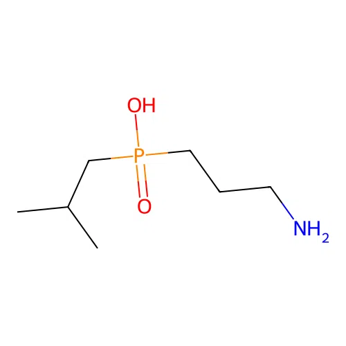 3-Aminopropyl(isobutyl)phosphinic acid structure