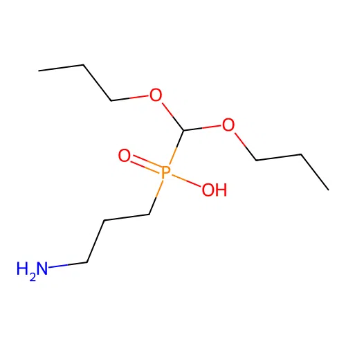 (3-Amino-propyl)-dipropoxymethyl-phosphinic acid structure