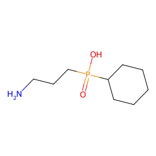 3-Aminopropyl(cyclohexyl)phosphinic acid structure