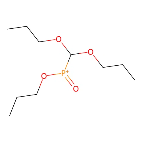 Dipropoxymethyl-oxo-propoxyphosphanium structure