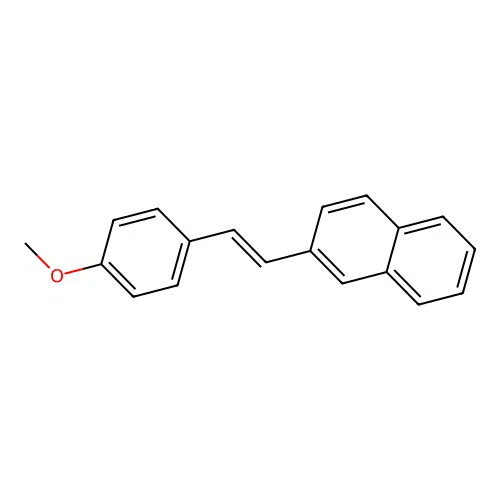 2-(4-Methoxystyryl)naphthalene structure