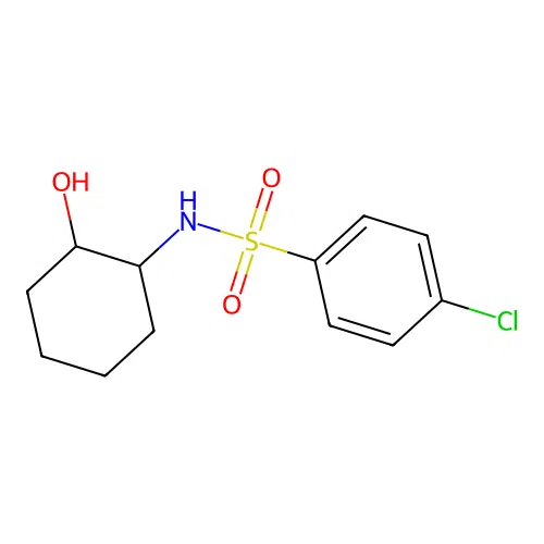 4-chloro-N-(2-hydroxycyclohexyl)benzenesulfonamide structure