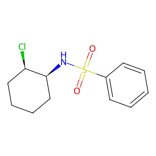 N-[(1S,2R)-2-chlorocyclohexyl]benzenesulfonamide structure