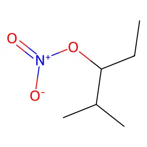 2-methylpentan-3-yl Nitrate structure