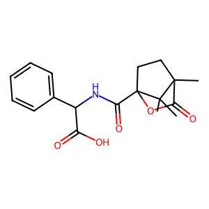 N-(1S)-Camphanoyl-(R)-phenylglycine structure