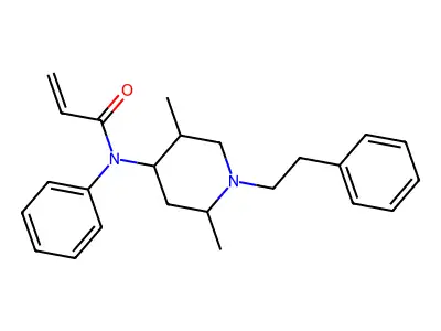 2-Propenamide, N-(2,5-dimethyl-1-(2-phenylethyl)-4-piperidinyl)-N-phenyl- structure