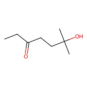 6-Hydroxy-6-methyl-3-heptanone structure