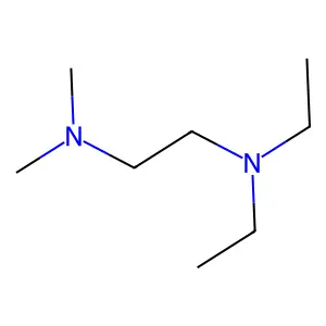 1,2-Ethanediamine, N1,N1-diethyl-N2,N2-dimethyl- structure