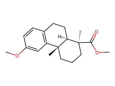 Methyl O-methylpodocarpate structure