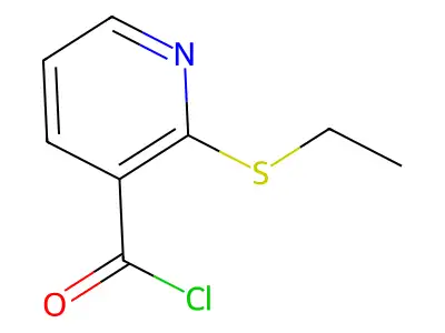 2-(Ethylthio)Nicotinoyl Chloride structure