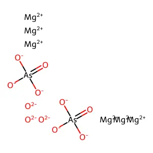 Arsenic acid, magnesium salt (1:6) structure