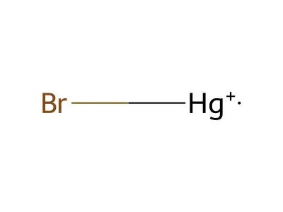 Mercury(1+), bromo- structure