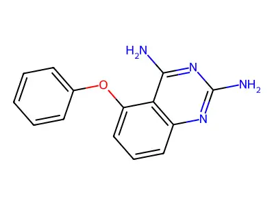 5-Phenoxyquinazoline-2,4-diamine structure