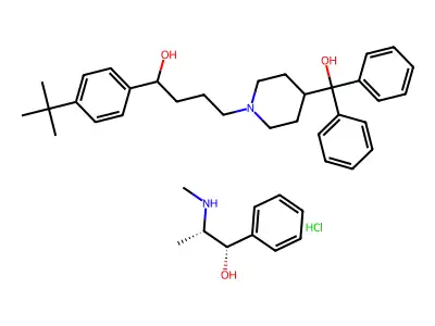 Seldane-D structure
