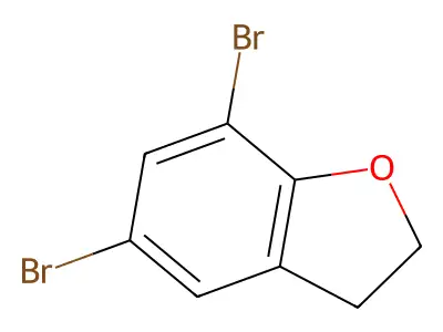 5,7-Dibromo-2,3-dihydrobenzofuran structure