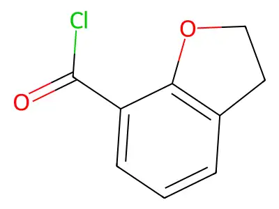 2,3-Dihydro-1-benzofuran-7-carbonyl chloride structure