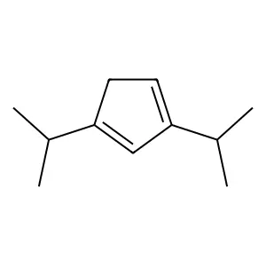 1,3-Di(propan-2-yl)cyclopenta-1,3-diene structure