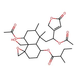 Ajugamarin B 5 structure
