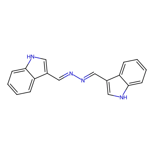 1,4-Bis(3-indolyl)-2,3-diaza-1,3-butadiene structure