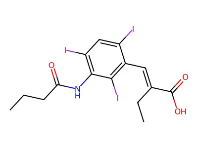 Bunamiodyl [MI] structure