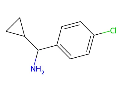 [1-(4-Chlorophenyl)cyclopropyl]methanamine structure