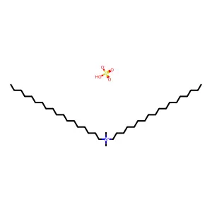 1-Octadecanaminium, N,N-dimethyl-N-octadecyl-, sulfate (1:1) structure