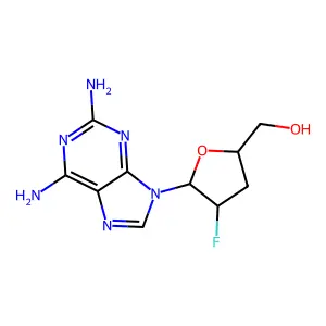 2,6-diNH2-2'F-ddP structure