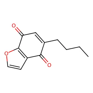 1-Benzofuran-4,7-dione, 5-butyl- structure