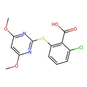 Pyrithiobac structure