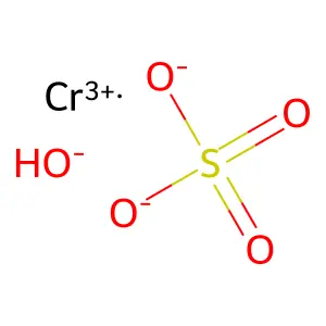 Chromium hydroxide sulfate (Cr(OH)(SO4)) structure