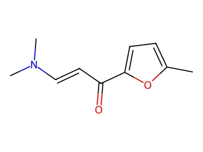 3-(Dimethylamino)-1-(5-methylfuran-2-yl)prop-2-en-1-one structure