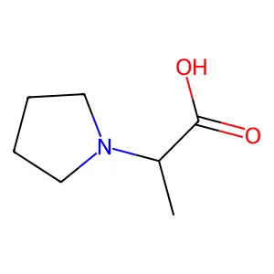 (R)-2-(1-Pyrrolidinyl)propionic Acid structure