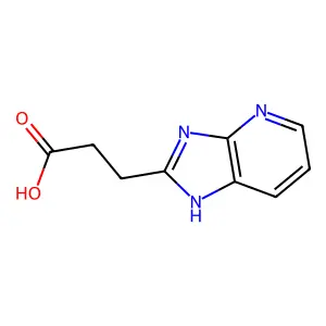 3-(2-Imidazo(4,5-b)pyridine)propionic acid structure