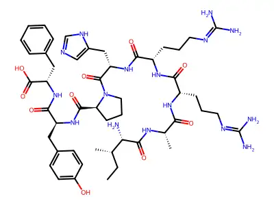 Histamine-releasing peptide structure