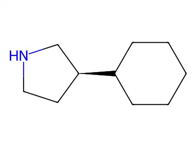 (R)-3-Cyclohexylpyrrolidine structure