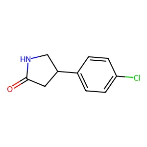 (S)-4-(4-Chlorophenyl)pyrrolidin-2-one structure