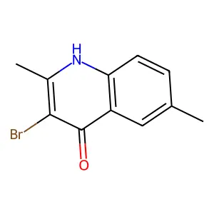 3-bromo-2,6-dimethylquinolin-4(1H)-one structure