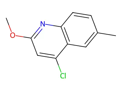4-Chloro-2-methoxy-6-methylquinoline structure