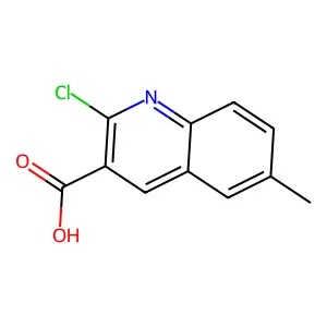 2-Chloro-6-methylquinoline-3-carboxylic acid structure