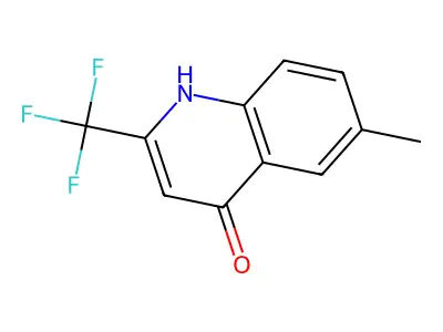 6-Methyl-2-(trifluoromethyl)-4-quinolinol structure