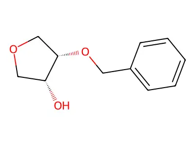 4-Benzyloxytetrahydrofuran-3-ol structure