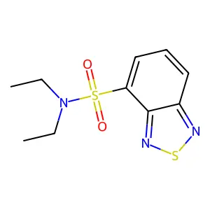 N,N-Diethyl-2,1,3-benzothiadiazole-4-sulfonamide structure