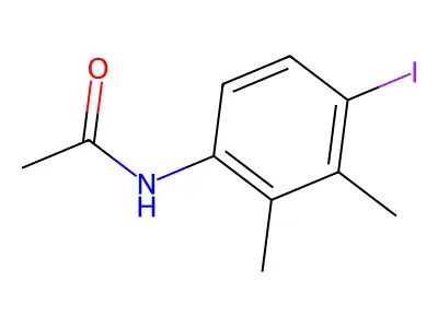N-(4-iodo-2,3-dimethylphenyl)acetamide structure
