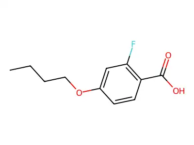 4-Butoxy-2-fluorobenzoic acid structure
