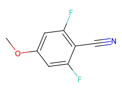 2,6-Difluoro-4-methoxybenzonitrile structure