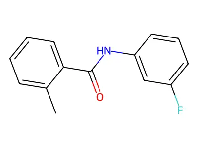 N-(3-fluorophenyl)-2-methylbenzamide structure