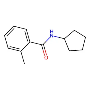N-cyclopentyl-2-methylbenzamide structure
