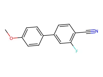 2-Fluoro-4-(4-methoxyphenyl)benzonitrile structure